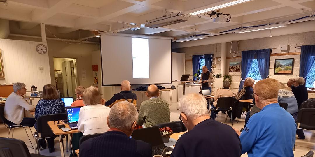 Bilde/illustrasjon for Seniornett Hadeland har medlemsmøte i Vinterhagen LHOS Harestua