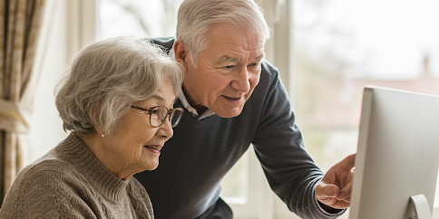 Bilde/illustrasjon om Seniornett Hadeland